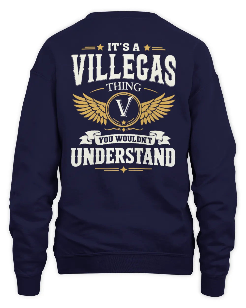 VILLEGAS KT06-M008 It’s a [NAME] Thing – You Wouldn’t Understand | Personalized Vintage T-Shirt - Unisex Sweatshirt - Navy