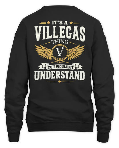 VILLEGAS KT06-M008 It’s a [NAME] Thing – You Wouldn’t Understand | Personalized Vintage T-Shirt - Unisex Sweatshirt - Black
