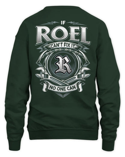 ROEL AP81-K4-626 - Personalized Ahmed Quote Apparel “If Ahmed Can't Fix It, No One Can” - Unisex Sweatshirt - Forest Green