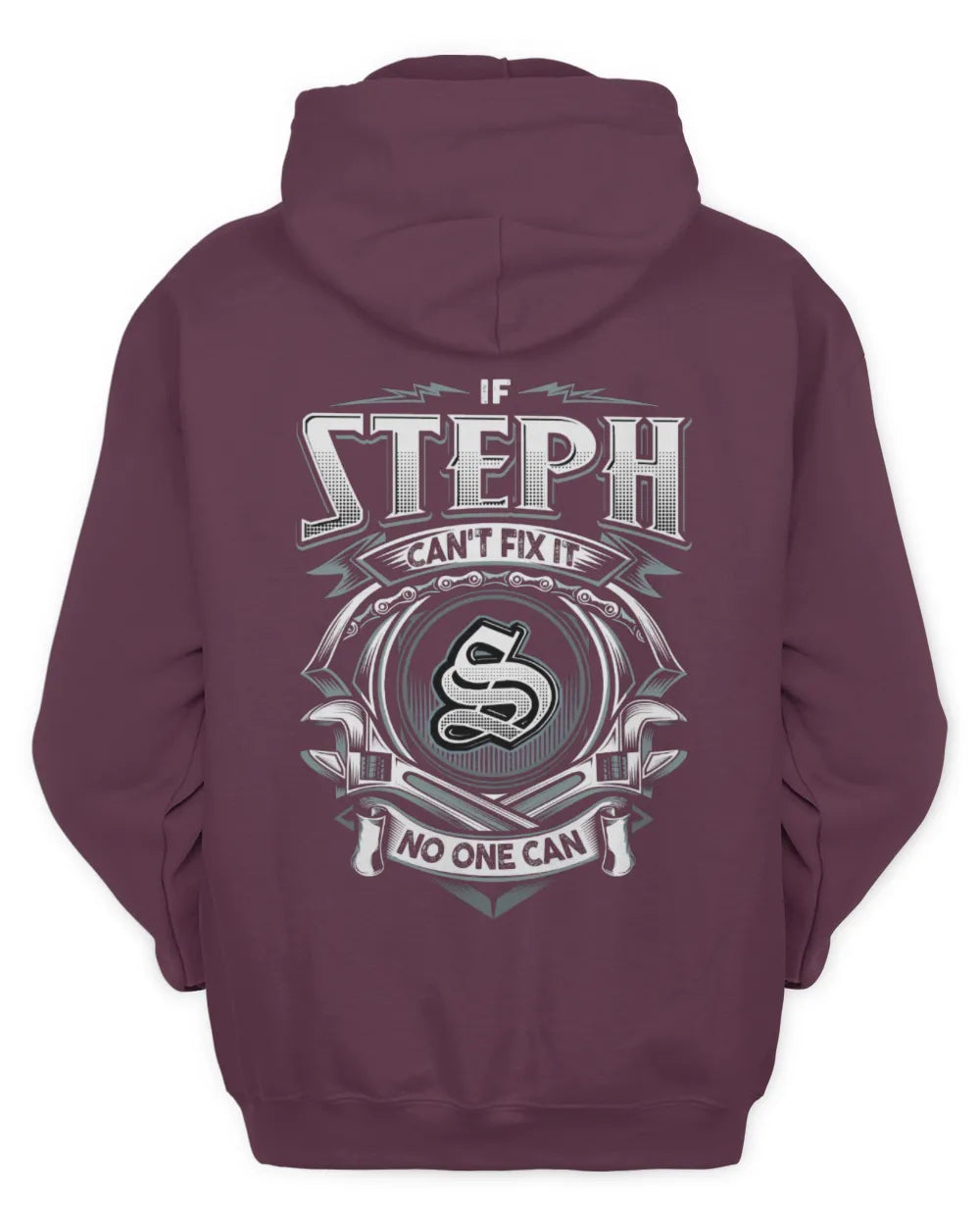 STEPH AP81-K4-626 - Personalized Ahmed Quote Apparel “If Ahmed Can't Fix It, No One Can” - Unisex Hoodie - Maroon