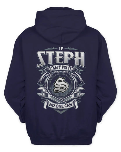 STEPH AP81-K4-626 - Personalized Ahmed Quote Apparel “If Ahmed Can't Fix It, No One Can” - Unisex Hoodie - Navy