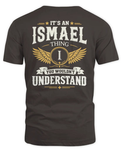 ISMAEL KT06-M008 It’s a [NAME] Thing – You Wouldn’t Understand | Personalized Vintage T-Shirt - Unisex Standard T-Shirt - Dark Chocolate