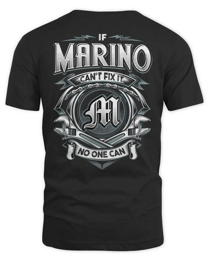 MARINO AP81-K4-626 - Personalized Ahmed Quote Apparel “If Ahmed Can't Fix It, No One Can” - Unisex Standard T-Shirt - Black