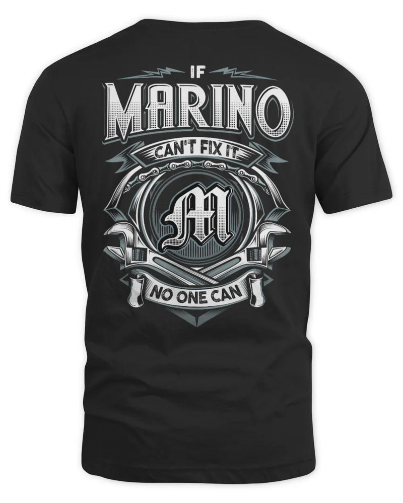 MARINO AP81-K4-626 - Personalized Ahmed Quote Apparel “If Ahmed Can't Fix It, No One Can” - Unisex Standard T-Shirt - Black