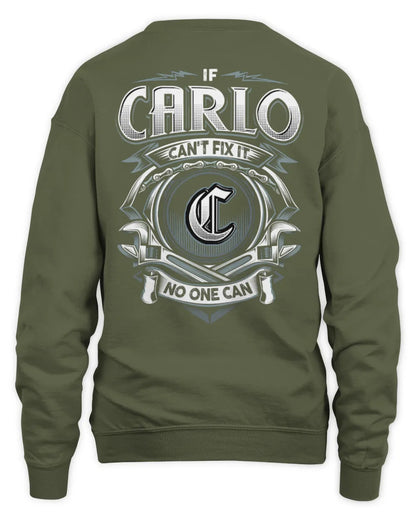CARLO AP81-K4-626 - Personalized Ahmed Quote Apparel “If Ahmed Can't Fix It, No One Can” - Unisex Sweatshirt - Military Green