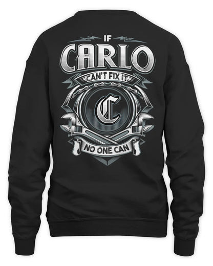 CARLO AP81-K4-626 - Personalized Ahmed Quote Apparel “If Ahmed Can't Fix It, No One Can” - Unisex Sweatshirt - Black