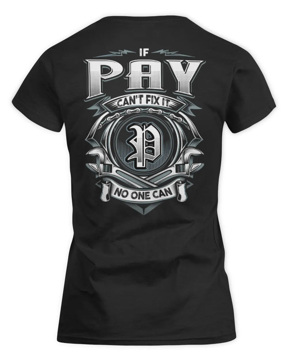 PAY AP81-K4-626 - Personalized Ahmed Quote Apparel “If Ahmed Can't Fix It, No One Can” - Women's Standard T-Shirt - Black