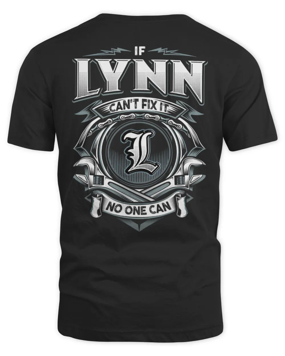LYNN AP81-K4-626 - Personalized Ahmed Quote Apparel “If Ahmed Can't Fix It, No One Can” - Unisex Standard T-Shirt - Black