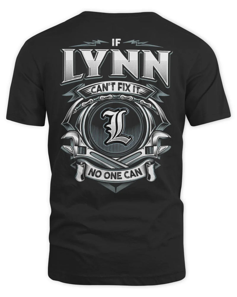 LYNN AP81-K4-626 - Personalized Ahmed Quote Apparel “If Ahmed Can't Fix It, No One Can” - Unisex Standard T-Shirt - Black
