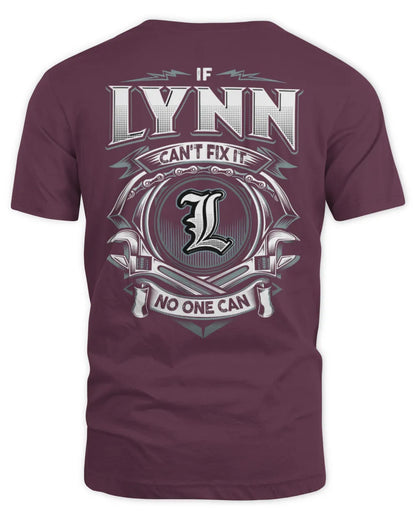 LYNN AP81-K4-626 - Personalized Ahmed Quote Apparel “If Ahmed Can't Fix It, No One Can” - Unisex Standard T-Shirt - Maroon