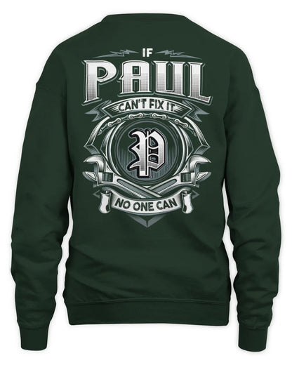 PAUL AP81-K4-626 - Personalized Ahmed Quote Apparel “If Ahmed Can't Fix It, No One Can” - Unisex Sweatshirt - Forest Green