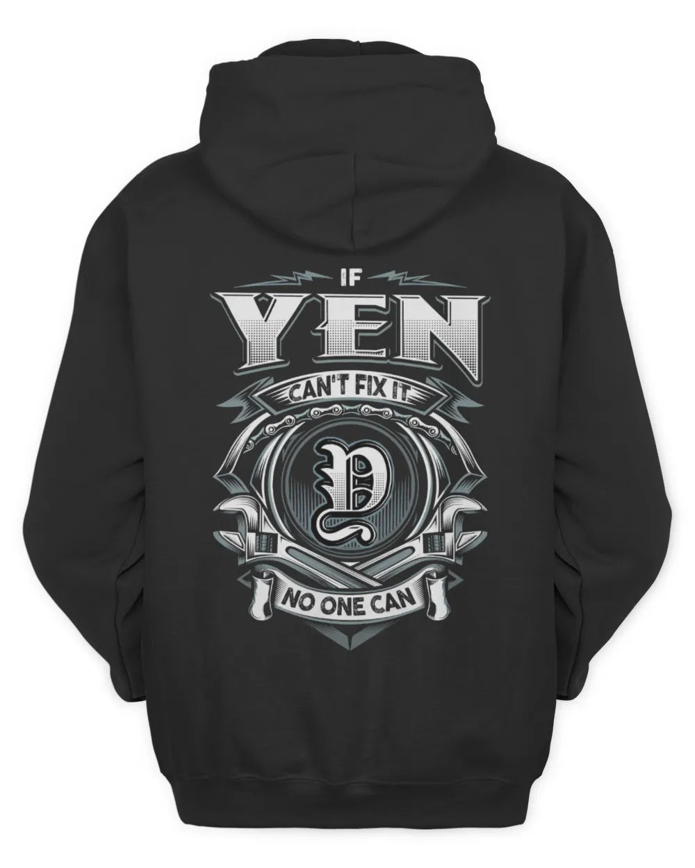 YEN AP81-K4-626 - Personalized Ahmed Quote Apparel “If Ahmed Can't Fix It, No One Can” - Unisex Hoodie - Black