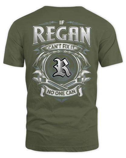 REGAN AP81-K4-626 - Personalized Ahmed Quote Apparel “If Ahmed Can't Fix It, No One Can” - Unisex Standard T-Shirt - Military Green
