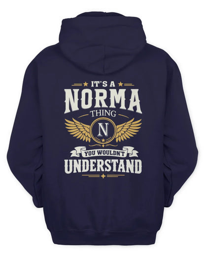 NORMA KT06-M008 It’s a [NAME] Thing – You Wouldn’t Understand | Personalized Vintage T-Shirt - Unisex Hoodie - Navy