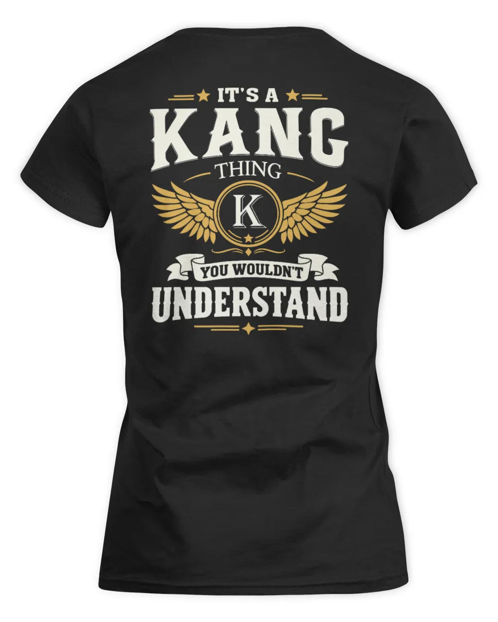 KANG KT06-M008 It’s a [NAME] Thing – You Wouldn’t Understand | Personalized Vintage T-Shirt - Women's Standard T-Shirt - Black