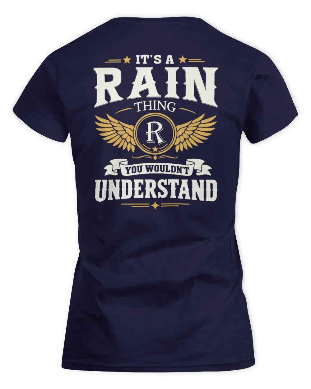 RAIN KT06-M008 It’s a [NAME] Thing – You Wouldn’t Understand | Personalized Vintage T-Shirt - Women's Standard T-Shirt - Navy