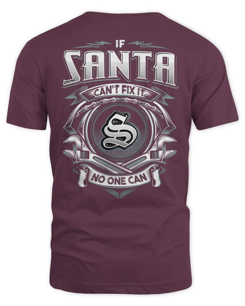 SANTA AP81-K4-626 - Personalized Ahmed Quote Apparel “If Ahmed Can't Fix It, No One Can” - Unisex Standard T-Shirt - Maroon