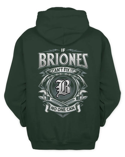 BRIONES AP81-K4-626 - Personalized Ahmed Quote Apparel “If Ahmed Can't Fix It, No One Can” - Unisex Hoodie - Forest Green