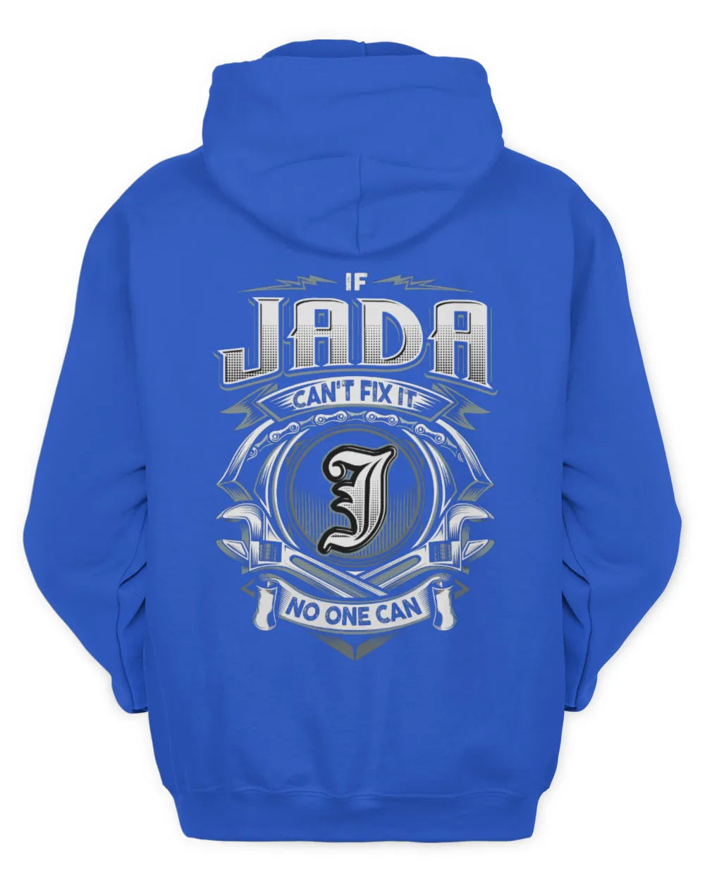 JADA AP81-K4-626 - Personalized Ahmed Quote Apparel “If Ahmed Can't Fix It, No One Can” - Unisex Hoodie - Royal