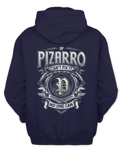 PIZARRO AP81-K4-626 - Personalized Ahmed Quote Apparel “If Ahmed Can't Fix It, No One Can” - Unisex Hoodie - Navy