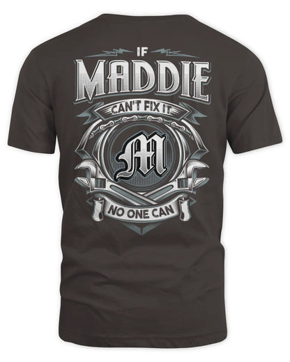 MADDIE AP81-K4-626 - Personalized Ahmed Quote Apparel “If Ahmed Can't Fix It, No One Can” - Unisex Standard T-Shirt - Dark Chocolate
