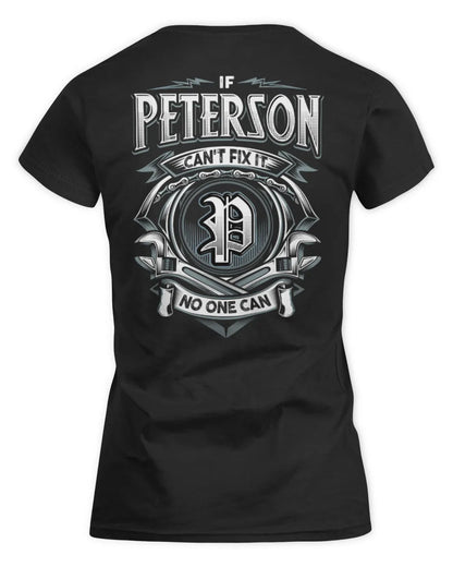 PETERSON AP81-K4-626 - Personalized Ahmed Quote Apparel “If Ahmed Can't Fix It, No One Can” - Women's Standard T-Shirt - Black