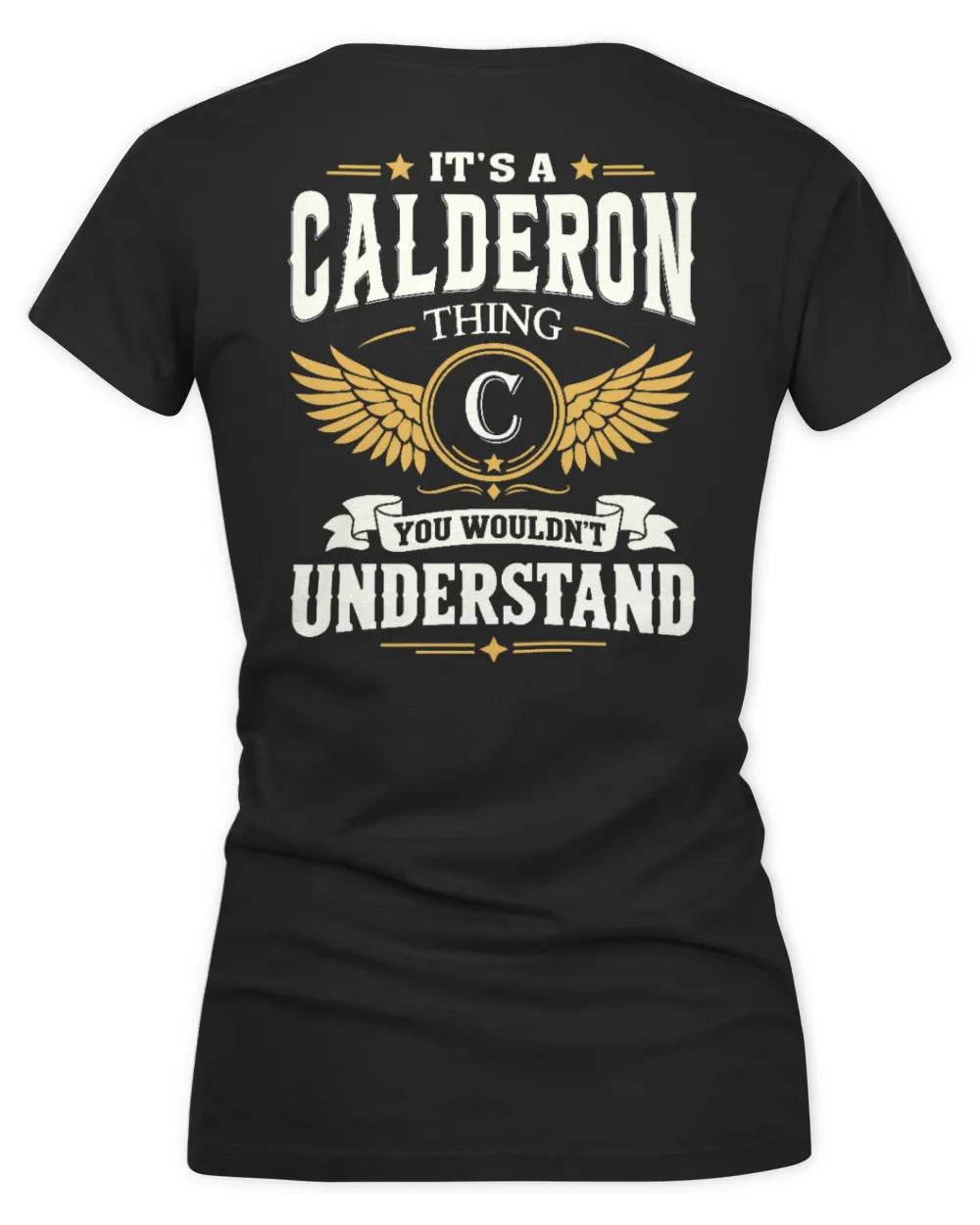 CALDERON KT06-M008 It’s a [NAME] Thing – You Wouldn’t Understand | Personalized Vintage T-Shirt - Women's V-Neck T-Shirt - Black
