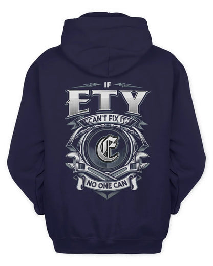 ETY AP81-K4-626 - Personalized Ahmed Quote Apparel “If Ahmed Can't Fix It, No One Can” - Unisex Hoodie - Navy