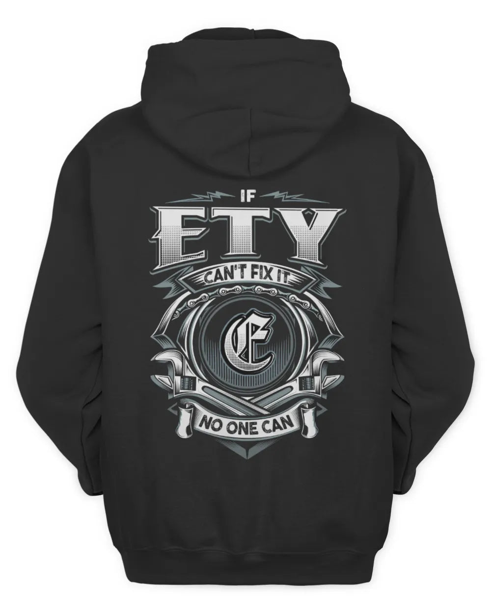 ETY AP81-K4-626 - Personalized Ahmed Quote Apparel “If Ahmed Can't Fix It, No One Can” - Unisex Hoodie - Black