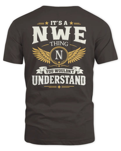 NWE KT06-M008 It’s a [NAME] Thing – You Wouldn’t Understand | Personalized Vintage T-Shirt - Unisex Standard T-Shirt - Dark Chocolate