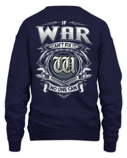 WAR AP81-K4-626 - Personalized Ahmed Quote Apparel “If Ahmed Can't Fix It, No One Can” - Unisex Sweatshirt - Navy