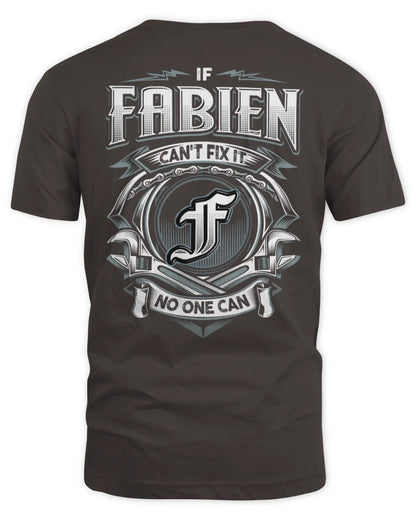 FABIEN AP81-K4-626 - Personalized Ahmed Quote Apparel “If Ahmed Can't Fix It, No One Can” - Unisex Standard T-Shirt - Dark Chocolate