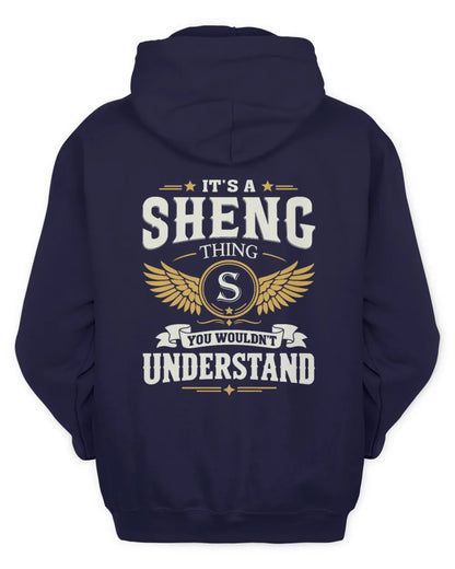 SHENG KT06-M008 It’s a [NAME] Thing – You Wouldn’t Understand | Personalized Vintage T-Shirt - Unisex Hoodie - Navy