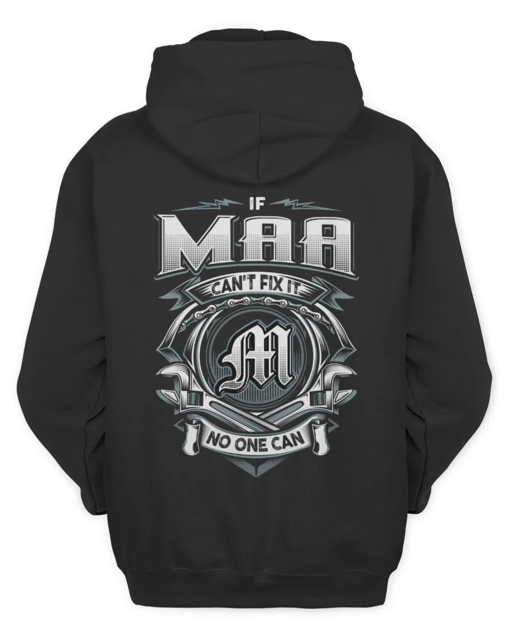 MAA AP81-K4-626 - Personalized Ahmed Quote Apparel “If Ahmed Can't Fix It, No One Can” - Unisex Hoodie - Black