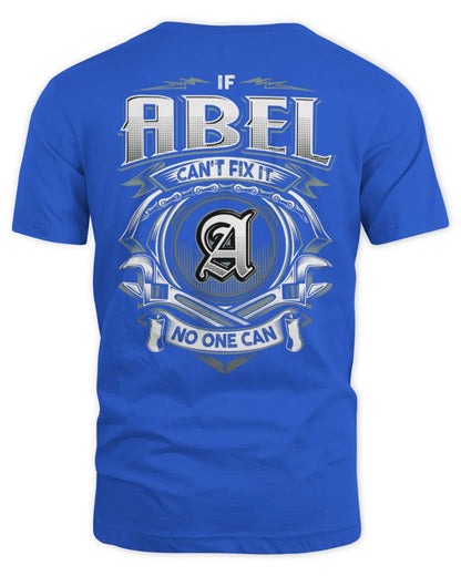 ABEL AP81-K4-626 - Personalized Ahmed Quote Apparel “If Ahmed Can't Fix It, No One Can” - Unisex Standard T-Shirt - Royal