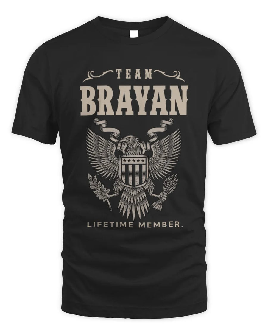 BRAYAN TP06-K82 – Personalized Classic Style Apparel “Team NAME Lifetime Member”