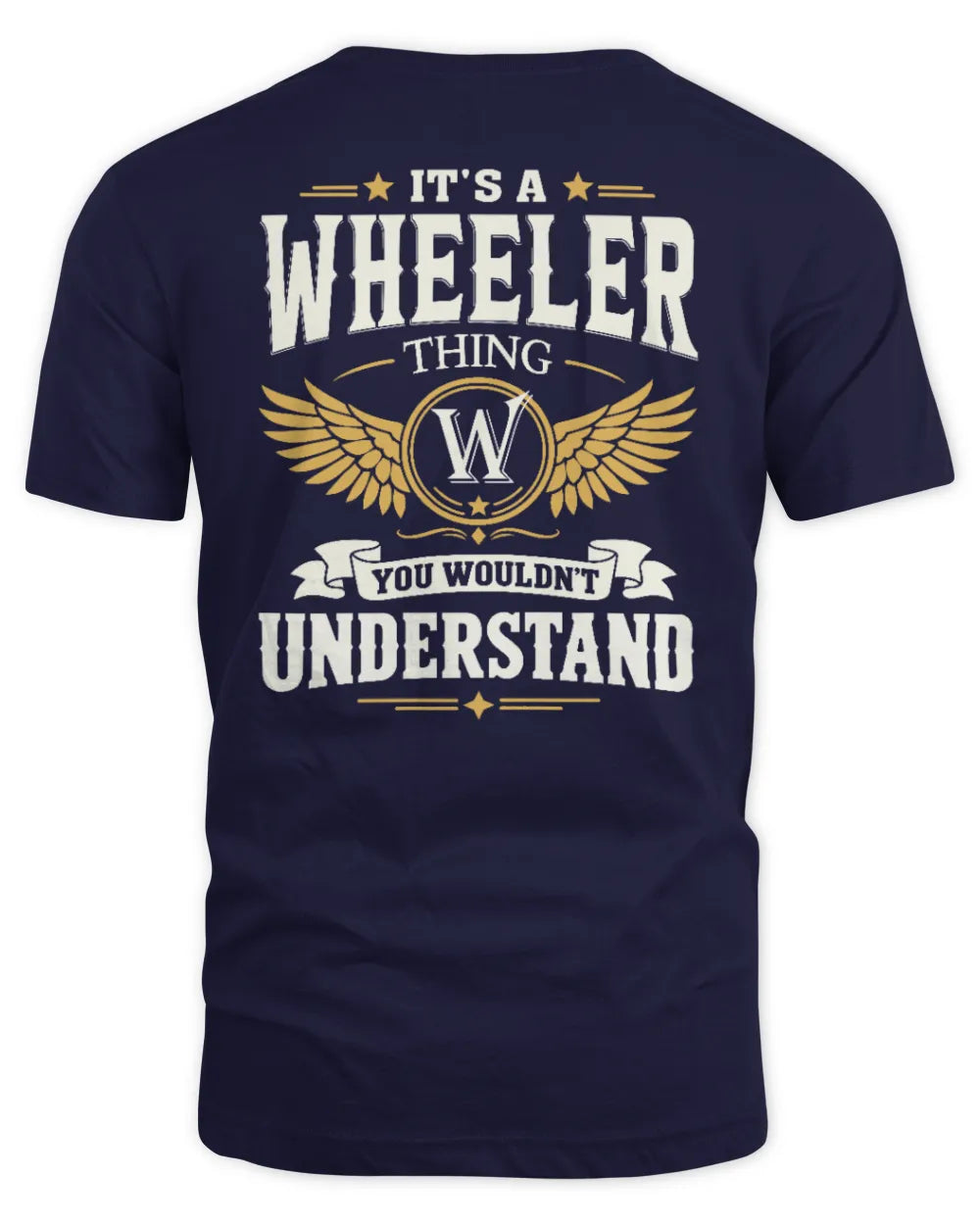 WHEELER KT06-M008 It’s a [NAME] Thing – You Wouldn’t Understand | Personalized Vintage T-Shirt - Unisex Standard T-Shirt - Navy