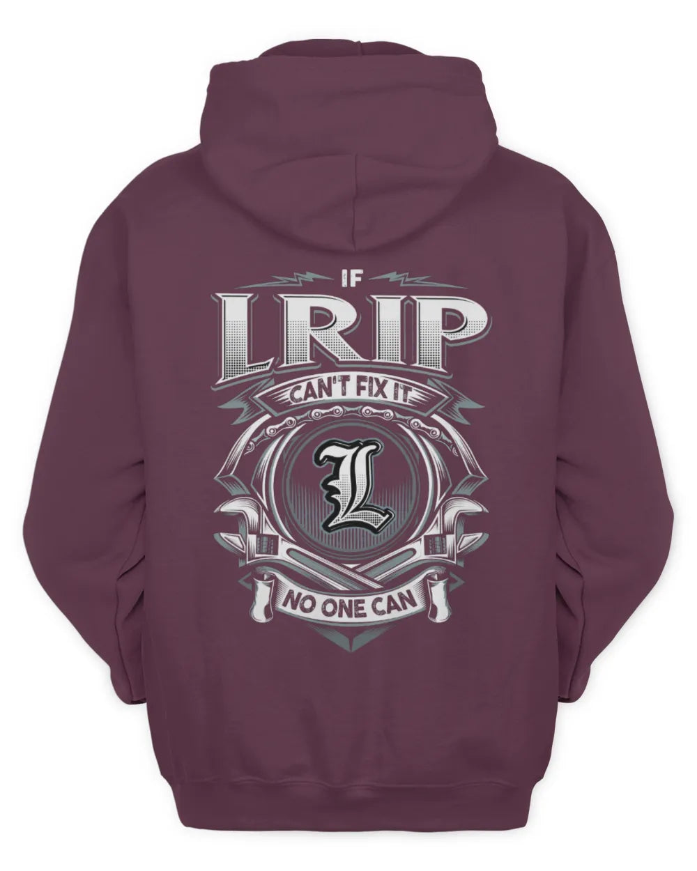LRIP AP81-K4-626 - Personalized Ahmed Quote Apparel “If Ahmed Can't Fix It, No One Can” - Unisex Hoodie - Maroon