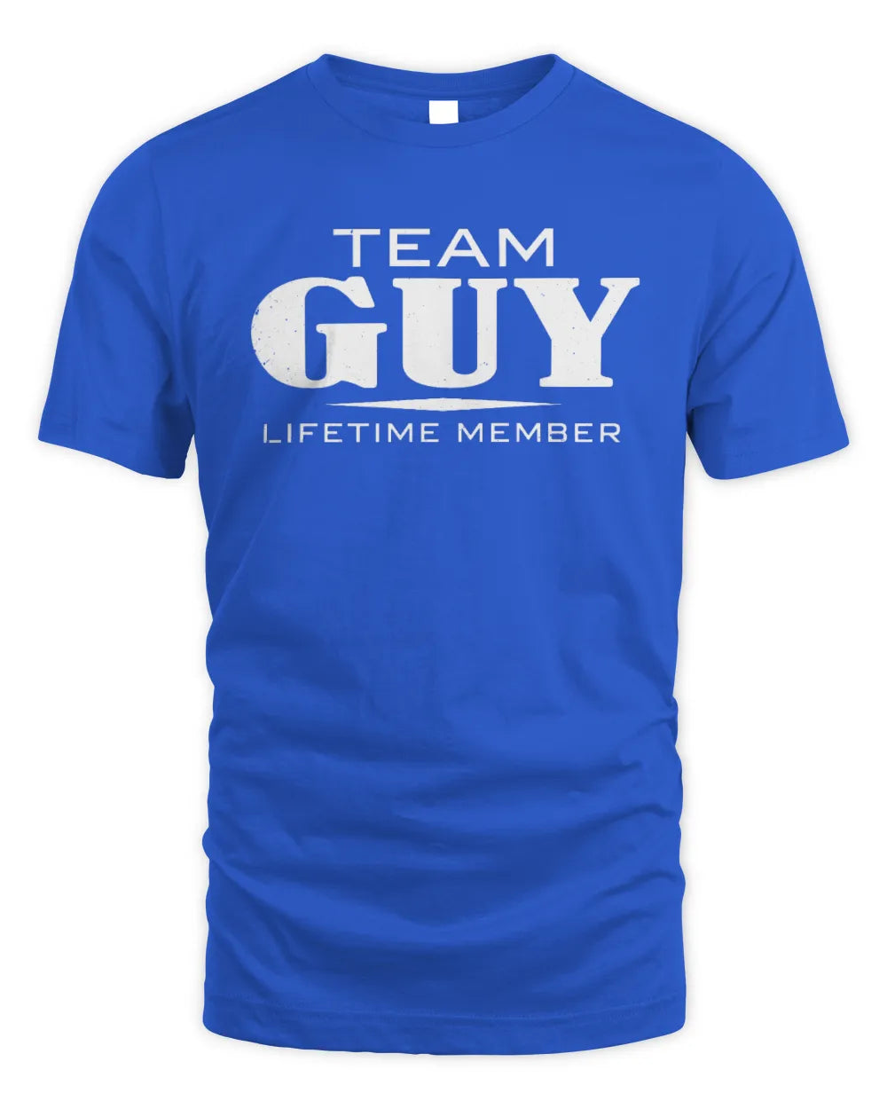 GUY BL62-K4-128 - Personalized “Team NAME Lifetime Member” - Unisex Standard T-Shirt - Royal