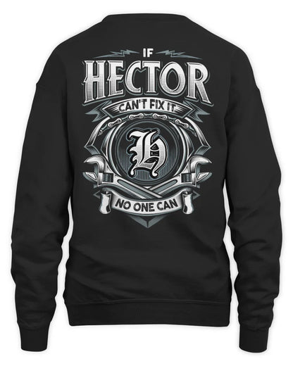 HECTOR AP81-K4-626 - Personalized Ahmed Quote Apparel “If Ahmed Can't Fix It, No One Can” - Unisex Sweatshirt - Black