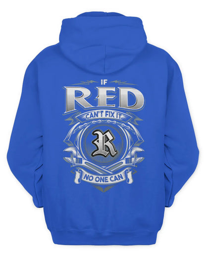 RED AP81-K4-626 - Personalized Ahmed Quote Apparel “If Ahmed Can't Fix It, No One Can” - Unisex Hoodie - Royal