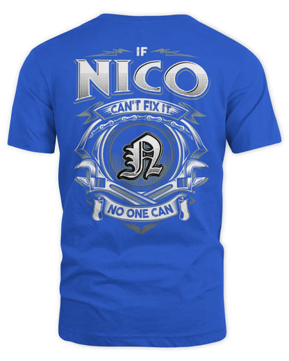 NICO AP81-K4-626 - Personalized Ahmed Quote Apparel “If Ahmed Can't Fix It, No One Can” - Unisex Standard T-Shirt - Royal