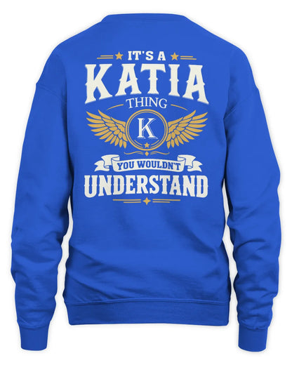 KATIA KT06-M008 It’s a [NAME] Thing – You Wouldn’t Understand | Personalized Vintage T-Shirt - Unisex Sweatshirt - Royal
