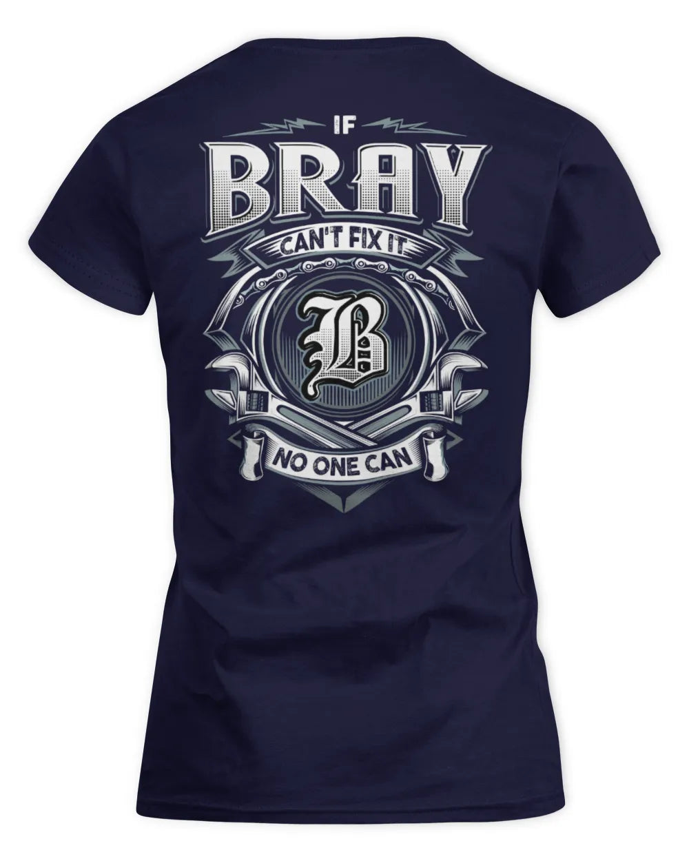 BRAY AP81-K4-626 - Personalized Ahmed Quote Apparel “If Ahmed Can't Fix It, No One Can” - Women's Standard T-Shirt - Navy