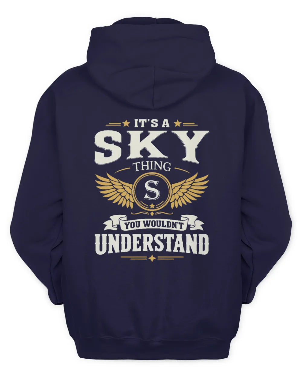 SKY KT06-M008 It’s a [NAME] Thing – You Wouldn’t Understand | Personalized Vintage T-Shirt - Unisex Hoodie - Navy
