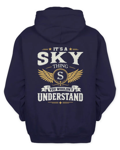 SKY KT06-M008 It’s a [NAME] Thing – You Wouldn’t Understand | Personalized Vintage T-Shirt - Unisex Hoodie - Navy