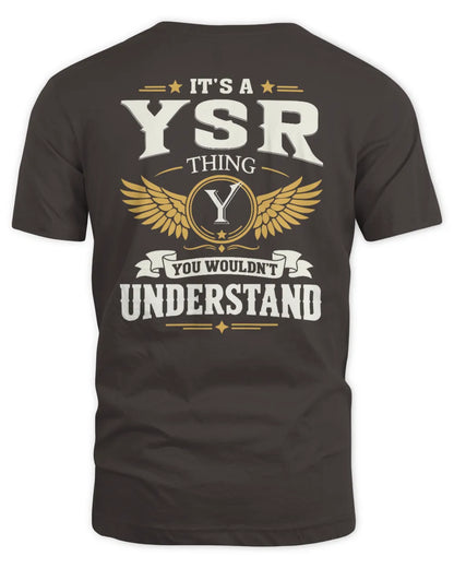 YSR KT06-M008 It’s a [NAME] Thing – You Wouldn’t Understand | Personalized Vintage T-Shirt - Unisex Standard T-Shirt - Dark Chocolate