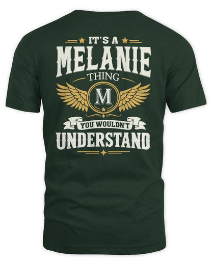 MELANIE KT06-M008 It’s a [NAME] Thing – You Wouldn’t Understand | Personalized Vintage T-Shirt - Unisex Standard T-Shirt - Forest Green