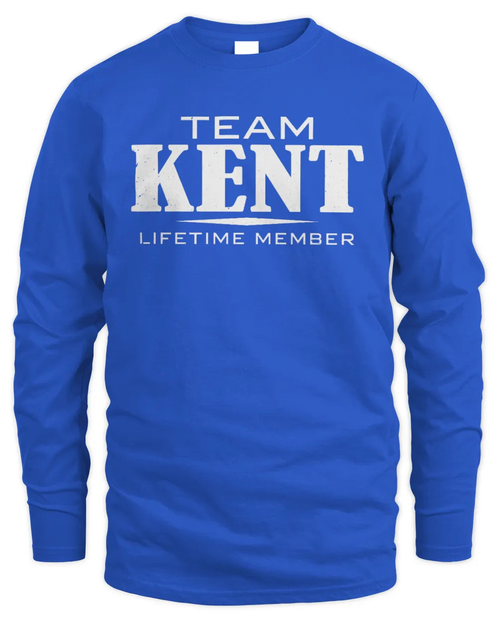 KENT BL62-K4-128 - Personalized “Team NAME Lifetime Member” - Men's Long Sleeved T-Shirt - Royal