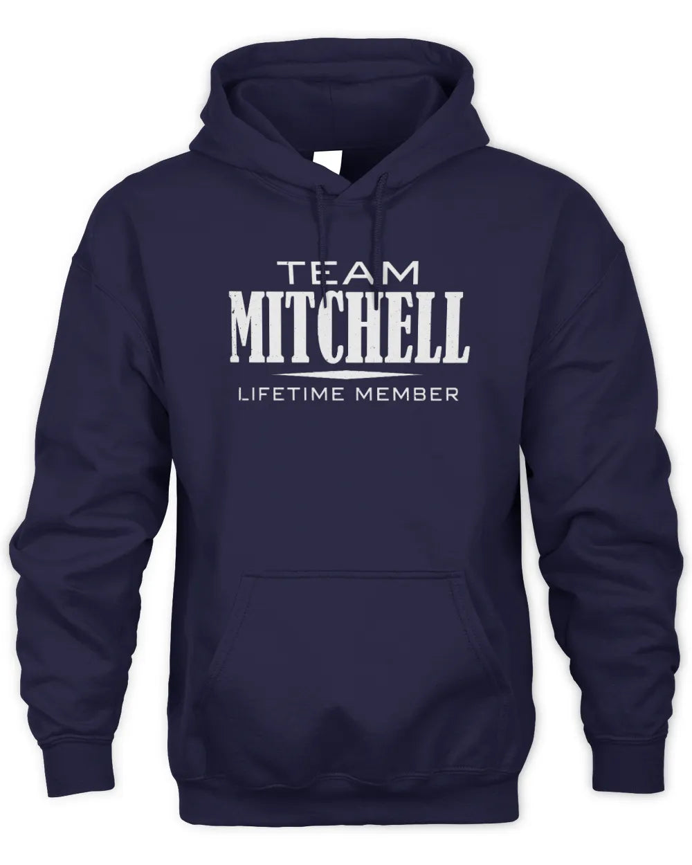 MITCHELL BL62-K4-128 - Personalized “Team AARON Lifetime Member” - Unisex Hoodie - Navy